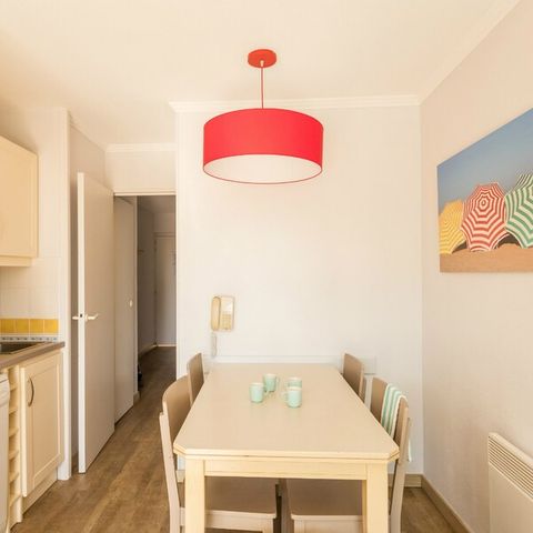 Appartement 4 personen - Voor - 1 slaapkamer - Terras of balkon