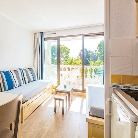 Appartement 4 personen - Voor - 1 slaapkamer - Terras of balkon