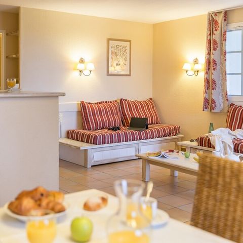 Appartement 6 personen - - 1 bedroom + 1 sleeping alcove - Terrace or balcony - Eco