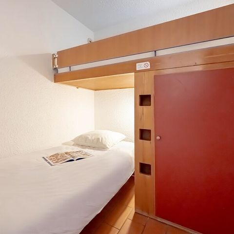 Studio 4 personen - 1 slaapgedeelte - Uitzicht op zee