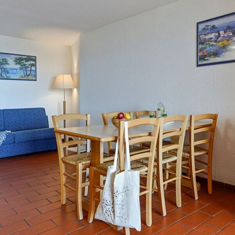 Studio 6 personen - 1 slaapgedeelte - Uitzicht op zee