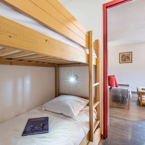 Studio 4 personen - 1 slaapgedeelte  - Uitzicht op de bergen – Gerenoveerd