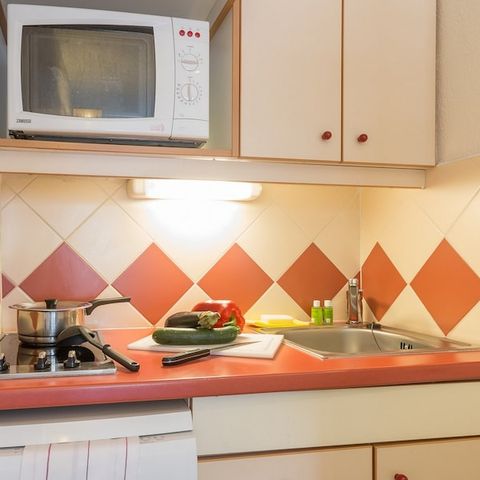 Studio 4 personen - 1 slaapgedeelte