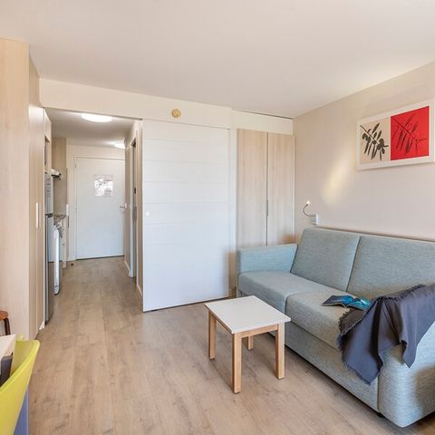 Studio 5 personen - 1 slaapgedeelte