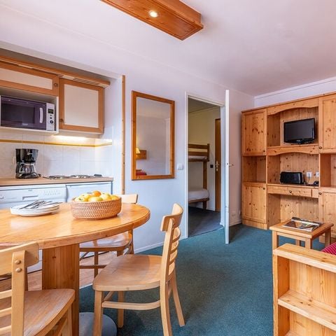 Studio 4 personen - Studio 4 personen - 1 slaapgedeelte - Uitzicht op de vallei - Balkon