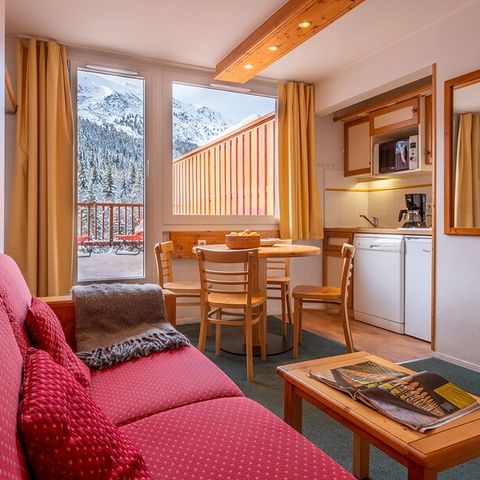Studio 4 personen - Studio 4 personen - 1 slaapgedeelte - Uitzicht op de vallei