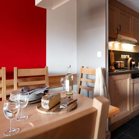 Appartement 6 personen - Voor - 2 slaapkamers - Vrij uitzicht op de bergen