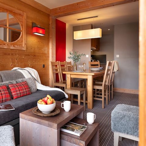Appartement 6 personen - Voor - 2 slaapkamers - Vrij uitzicht op de bergen