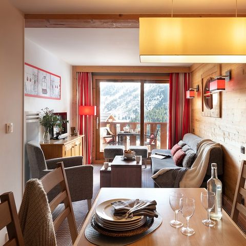 Appartement 6 personen - Voor - 2 slaapkamers - Vrij uitzicht op de bergen
