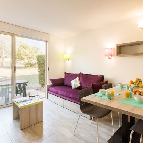 APPARTEMENT 5 personen - (max 4 adults) Studio Standard-Eco Gardenview S1Y15ID