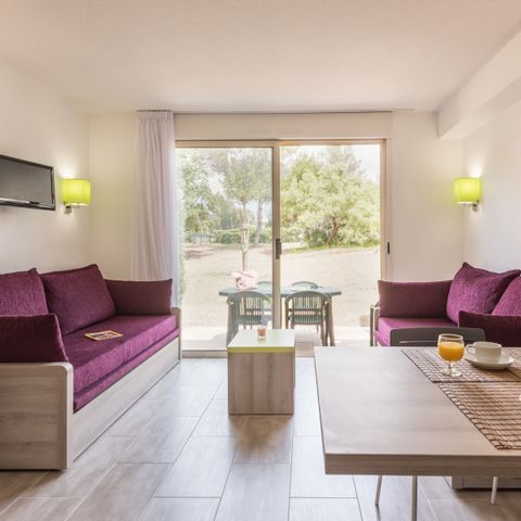 APPARTEMENT 5 personen - (max 4 adults) Studio Standard-Eco Gardenview S1Y15IS