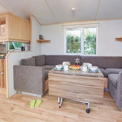 Stacaravan 6 personen - Stacaravan | Comfort | 3 Slaapkamers | 6 Pers. | Verhoogd terras