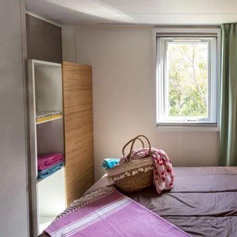 Stacaravan 6 personen - Stacaravan | Premium | 3 slaapkamers | 6 pers. | Terras Lounge | Air-con.