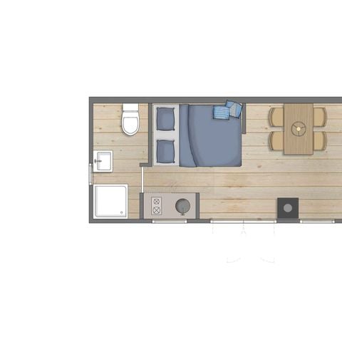 Chalet 4 personen - Polderlodge