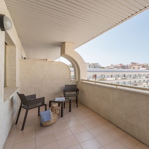 Slaapkamer 2 personen - Hotelkamer Double - Adapted for PMR - Balcony C2A