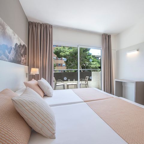 Slaapkamer 2 personen - Tweepersoonskamer - Balkon