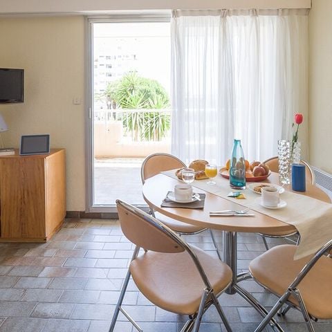 Studio 4 personen - 1 slaapgedeelte