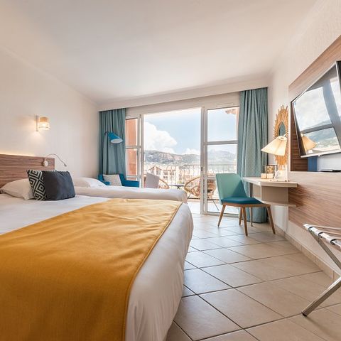 Slaapkamer 3 personen - Hotelkamer - Triple - Terrace or balcony - Sea view