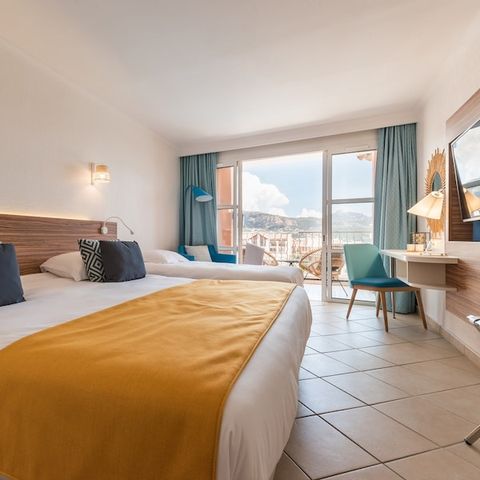 Slaapkamer 3 personen - Hotelkamer - Triple - Terrace or balcony - Sea view