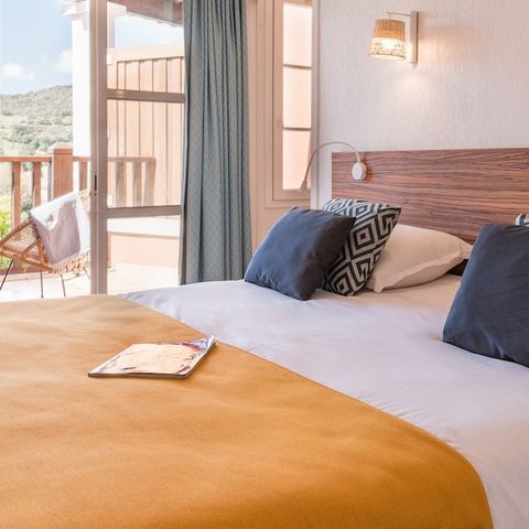 Slaapkamer 4 personen - Hotelkamer - Quadruple + 1 sleeping alcove - Terrace or balcony