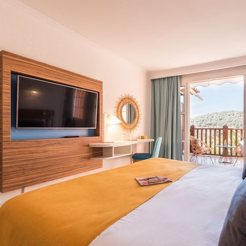 Slaapkamer 4 personen - Hotelkamer - Quadruple + 1 sleeping alcove - Terrace or balcony