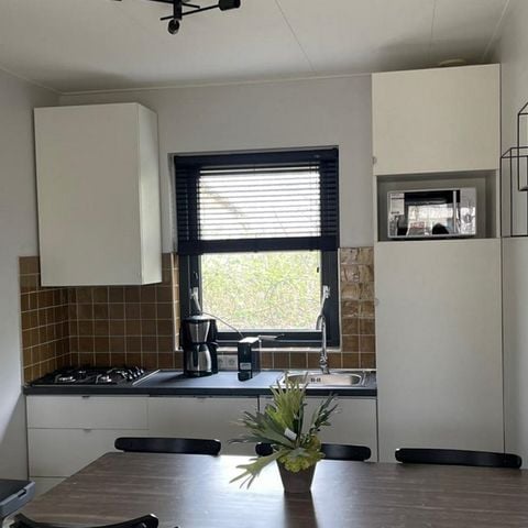Bungalow 6 personen - Panoramasnip visvijver