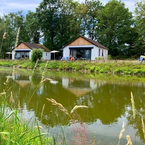 Bungalow 6 personen - Panoramasnip visvijver