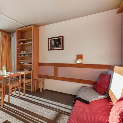Studio 4 personen - 1 slaapgedeelte