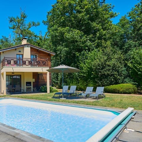 Bungalow 8 personen - Margaux Deluxe + Zwembad