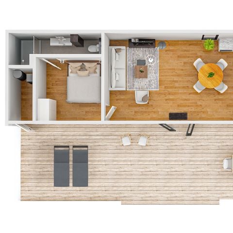 Villa 4 personen - Bos Cube