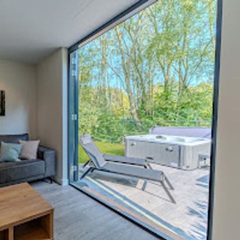 Chalet 2 personen - Bos Cabin met Jacuzzi