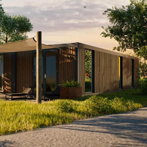 Bungalow 8 personen - Bos Cube