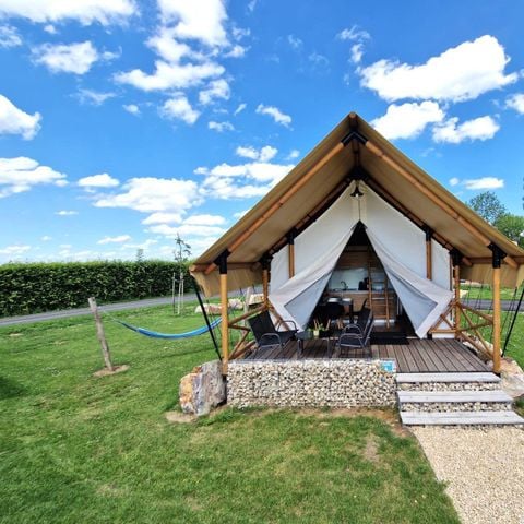 Glampingtent 6 personen - Papillio 4+2