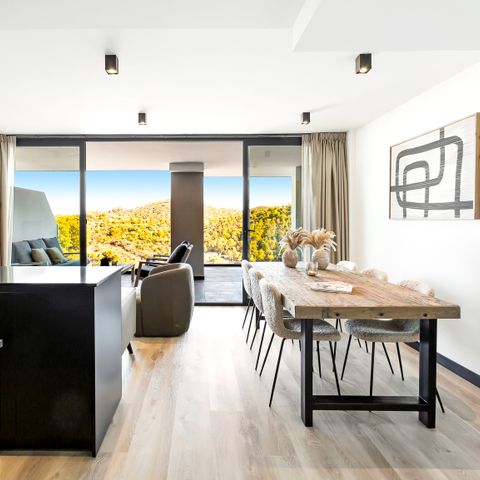 APPARTEMENT 6 personen - 6p appartement met zicht op bergen en bomen