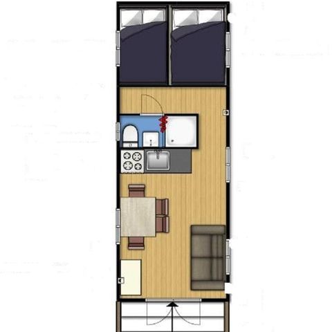 UNIEKE ACCOMMODATIE 4 personen - Pipowagen