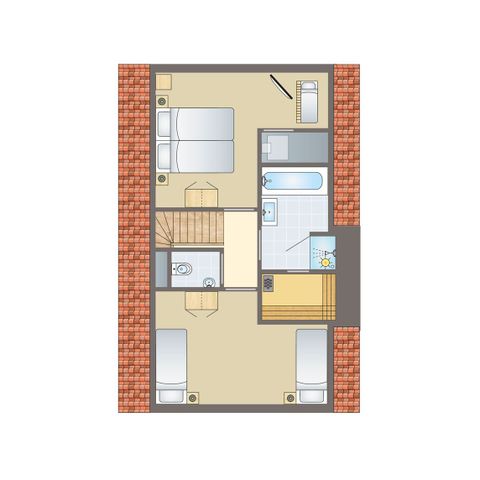 Bungalow 6 personen - 6L1