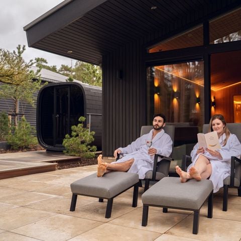 VAKANTIEHUIS 2 personen - Wellness Suite Boszicht met Hottub & Dubbele Sauna 