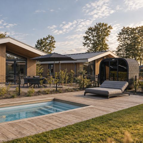 Vakantiehuis 6 personen - Molenhuys Parkzicht met Privé Zwembad & Sauna