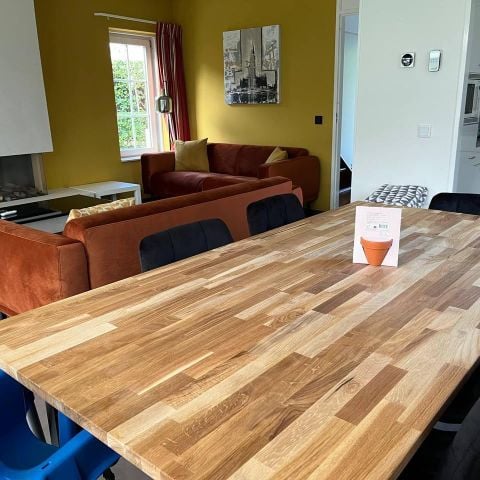 Bungalow 5 personen - met luxe tuinkamer en uitzicht op speelvijver