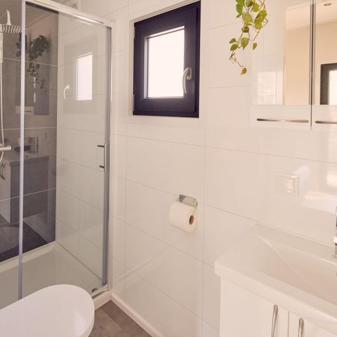 Lodge 2 personen - Boslodge Royal met sauna  en hondenhek