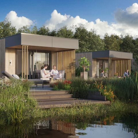 Lodge 2 personen - Waterlodge met hottub