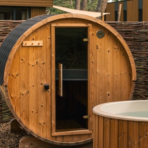 Lodge 2 personen - Met hottub & sauna