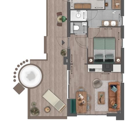 Lodge 2 personen - Spa met hottub & interne sauna