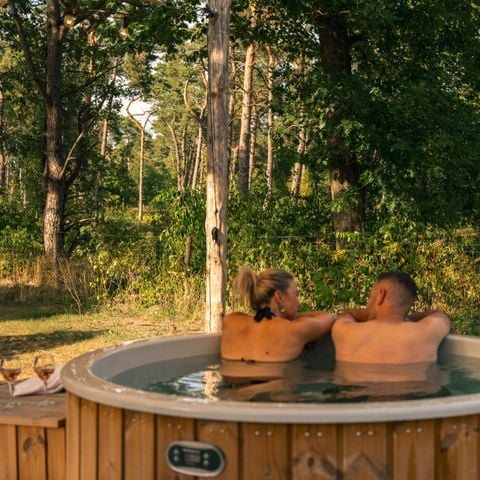 Lodge 2 personen - Boslodge met hottub