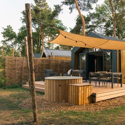 Lodge 2 personen - Boslodge met hottub