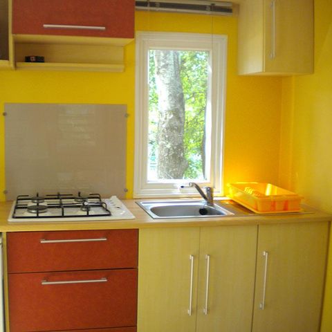 Stacaravan 2 personen - Klassiek 1 slaapkamer