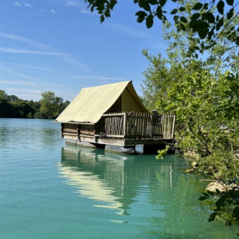 UNIEKE ACCOMMODATIE 2 personen - Drijvende meerhut