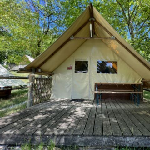 Safaritent 4 personen - Hibiscus Hut