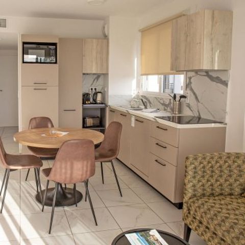 Appartement 4 personen - Appartement 4 personen - 1 slaapkamer + 1 slaapgedeelte - Balkon - Uitzicht op de bergen (24T)