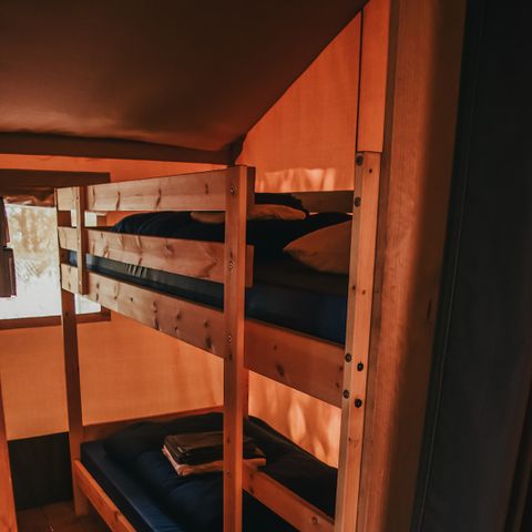 Safaritent 4 personen - incl. sanitair